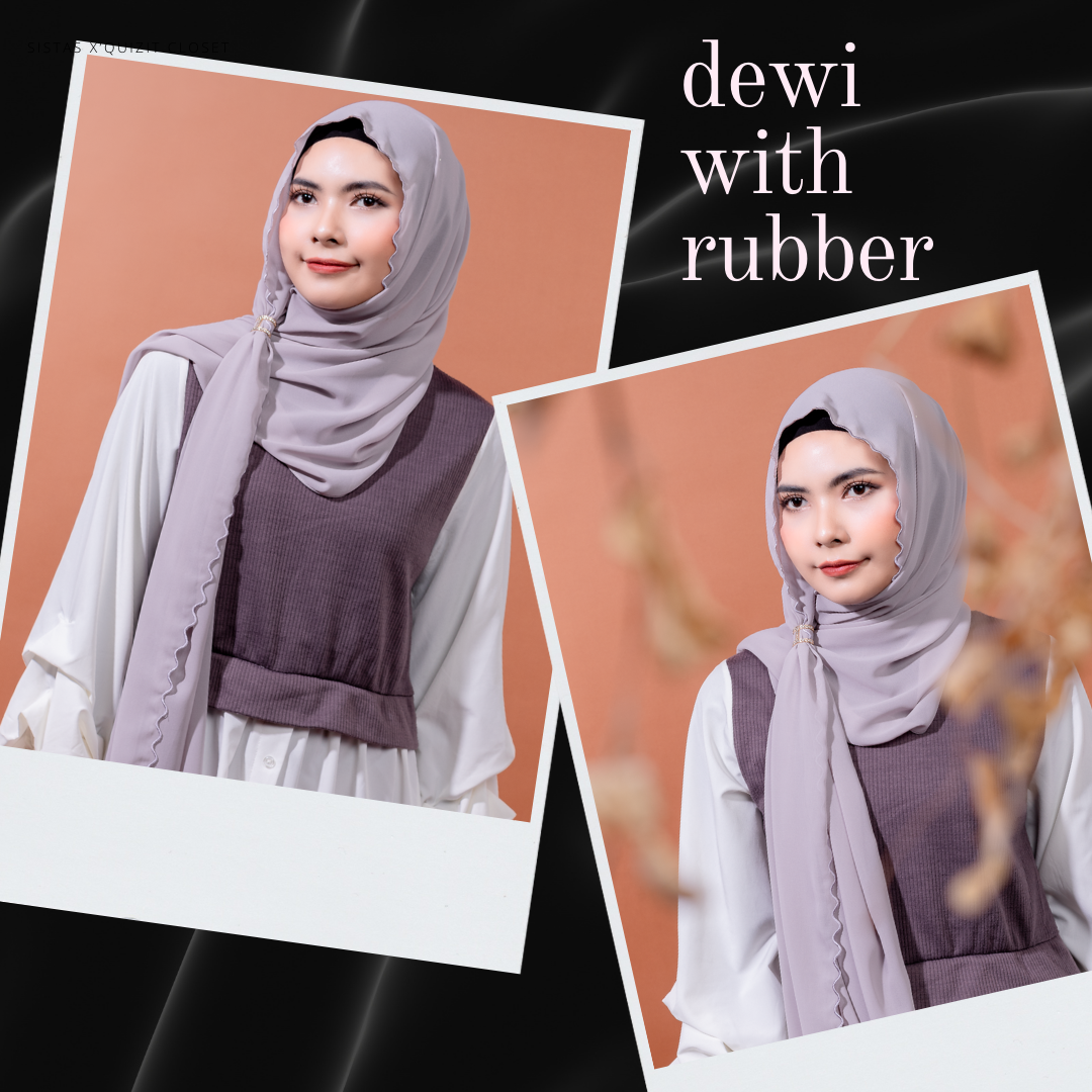 Dewi Sulam with Rubber