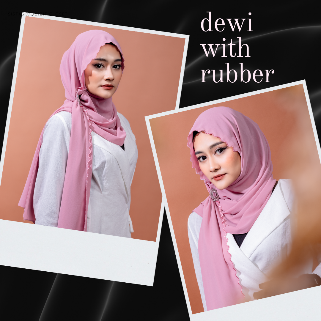 Dewi Sulam with Rubber