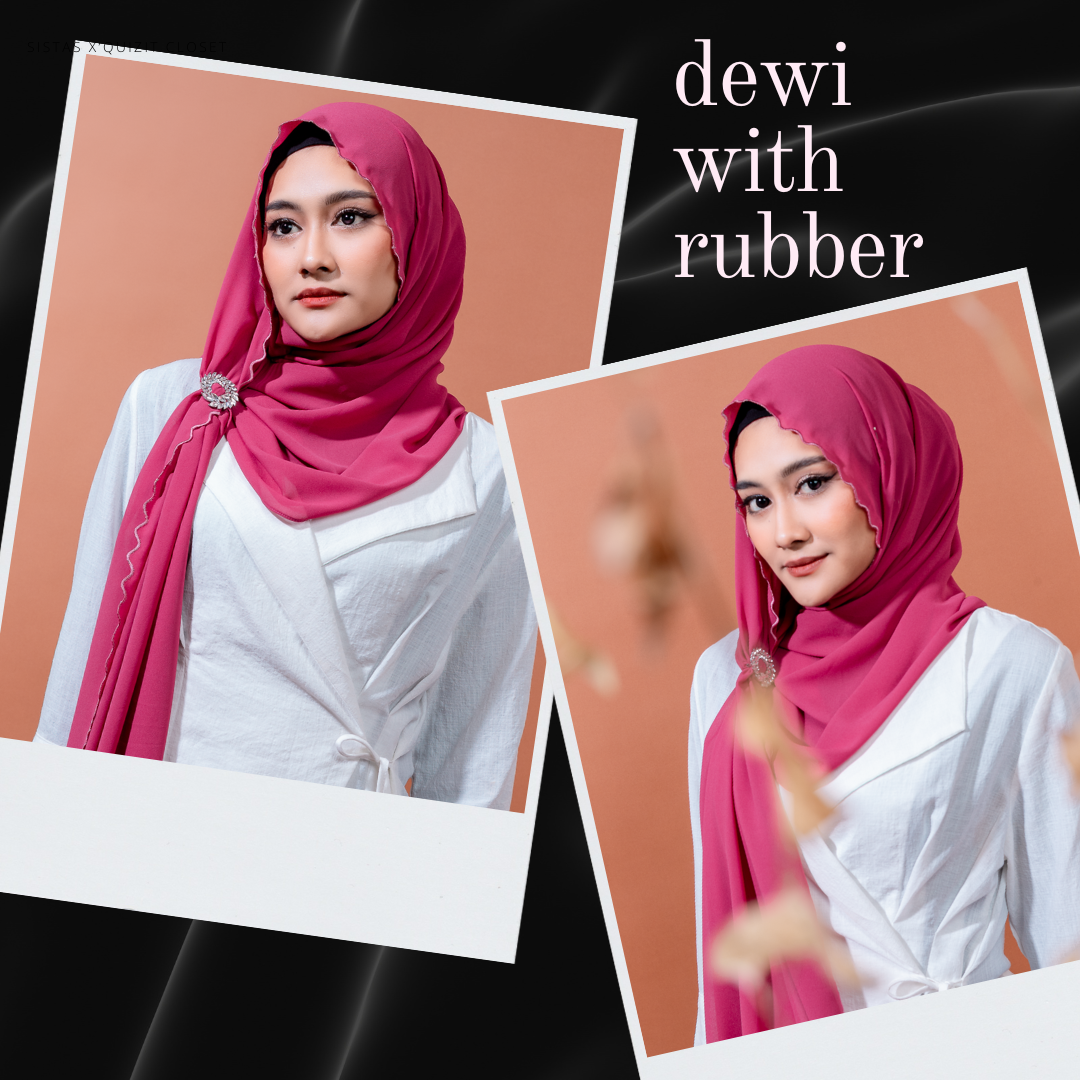 Dewi Sulam with Rubber