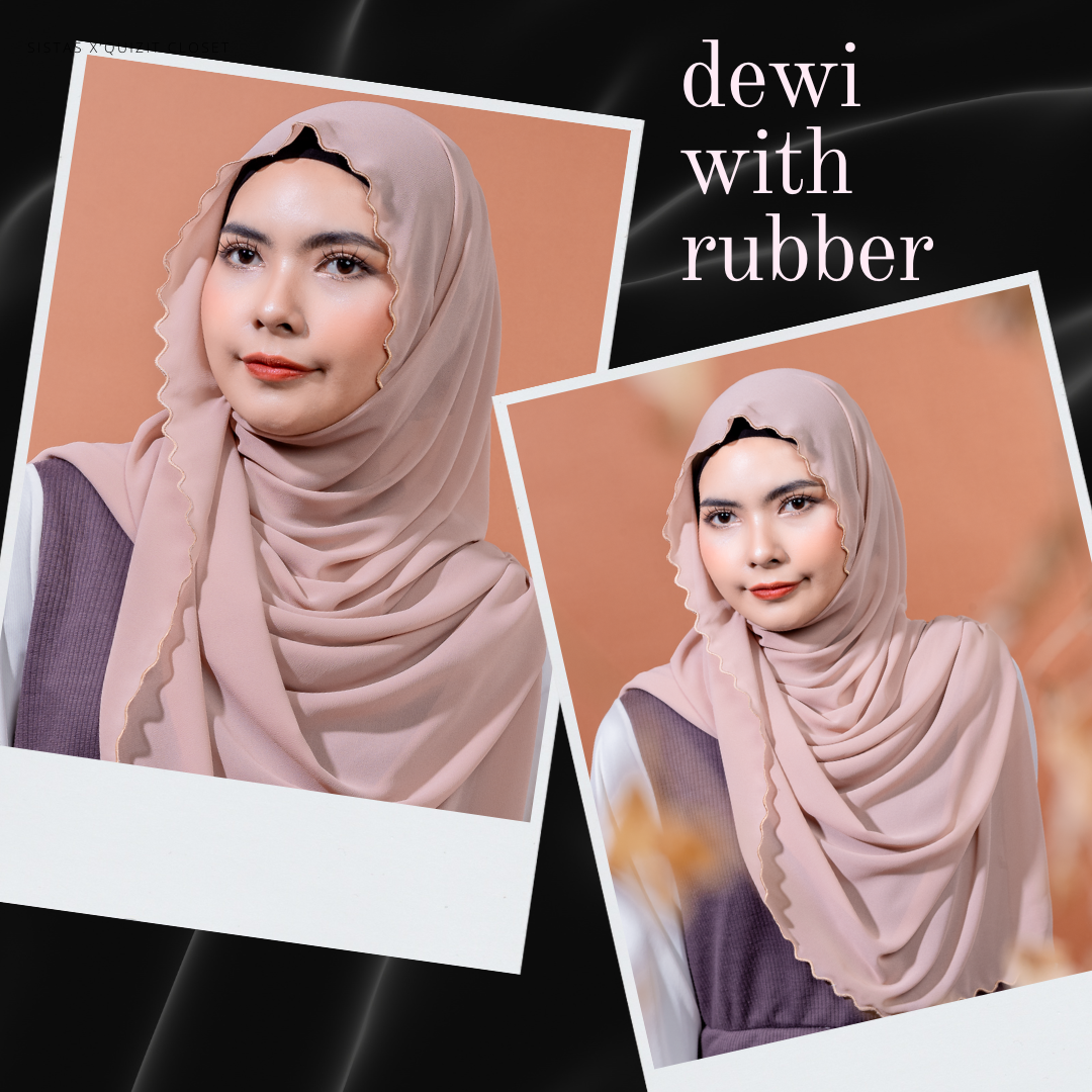 Dewi Sulam with Rubber