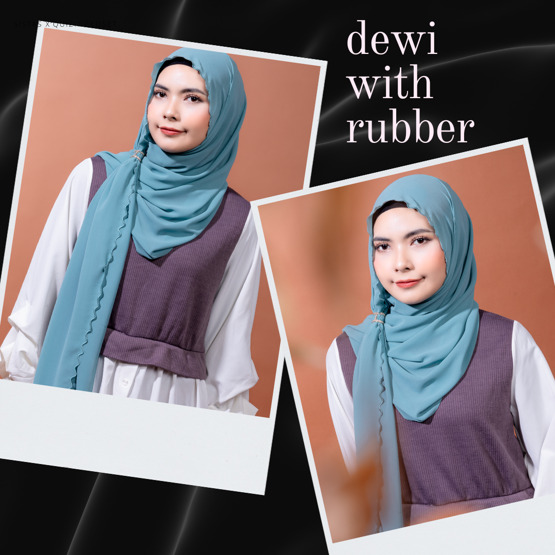 Dewi Sulam with Rubber