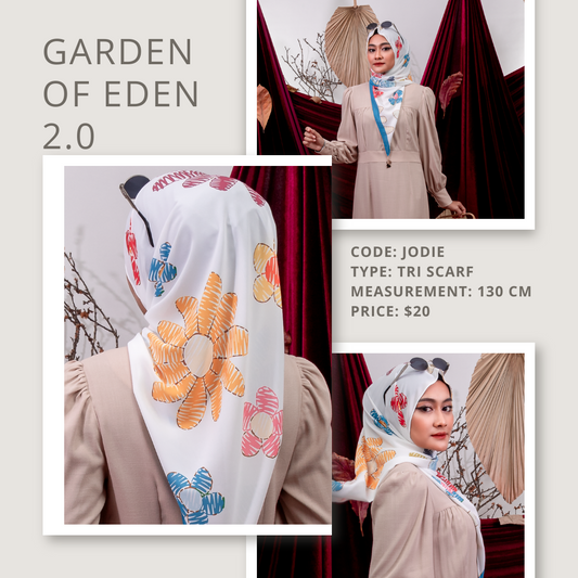 Garden of Eden Tri Scarf