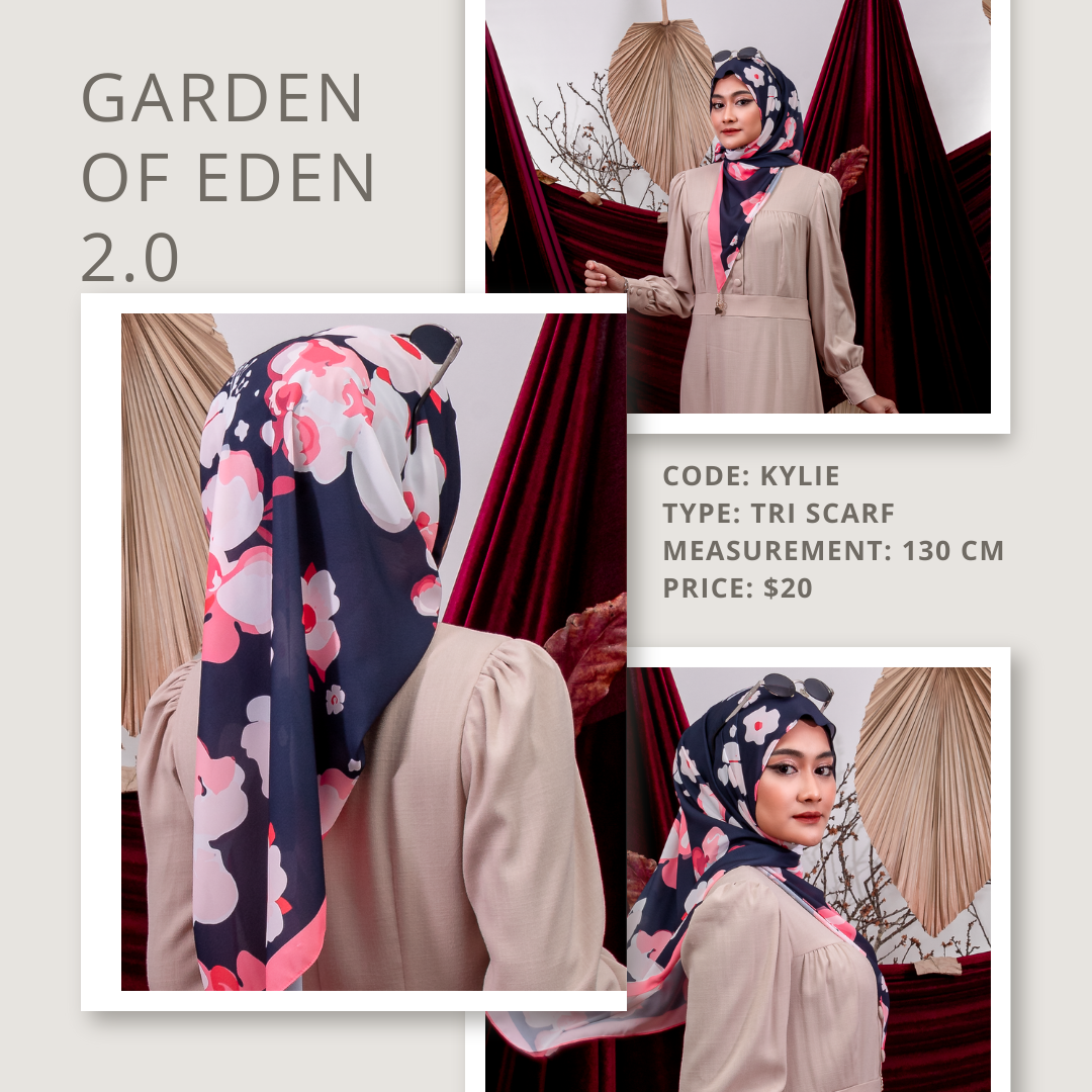 Garden of Eden Tri Scarf