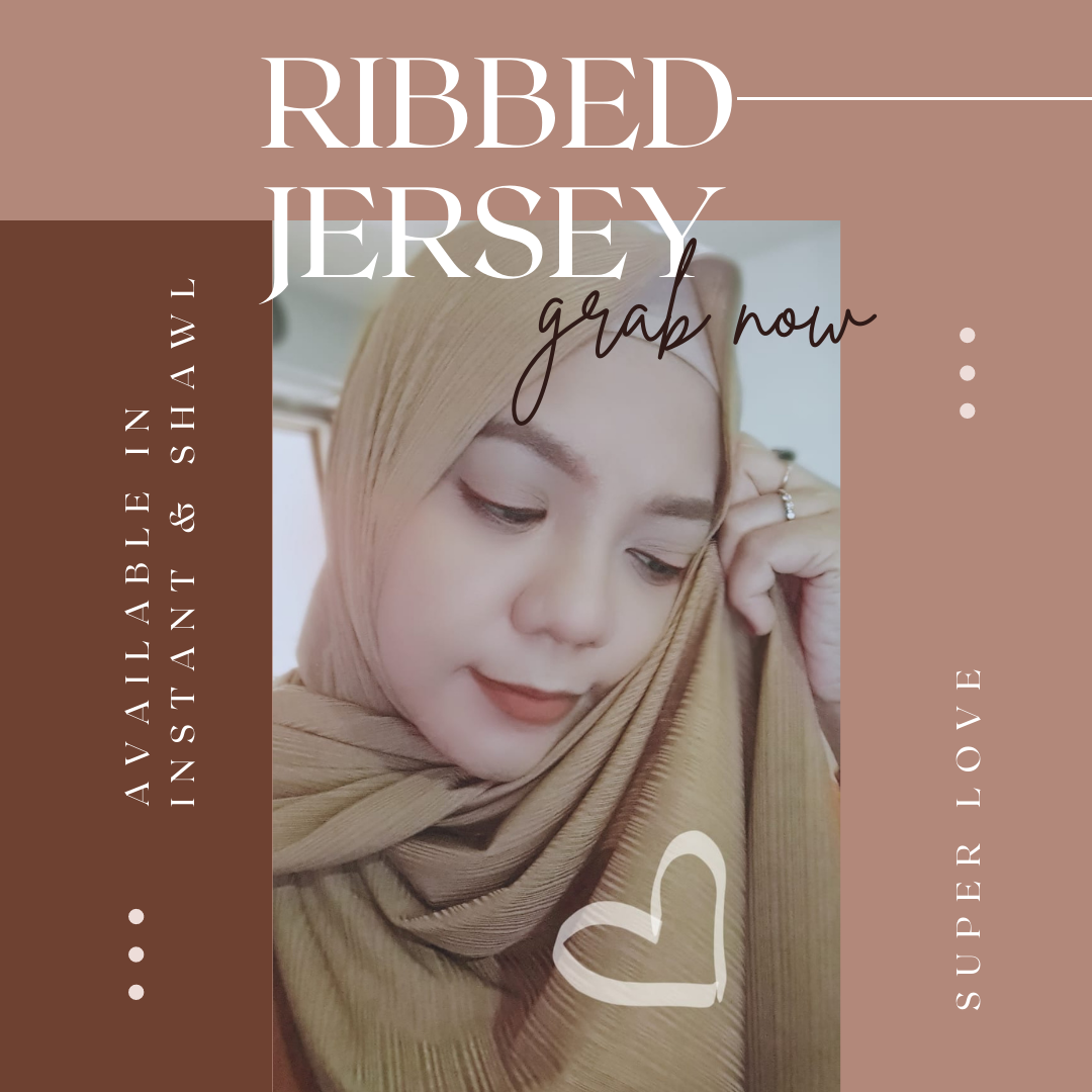 Ribbed Jersey Shawl