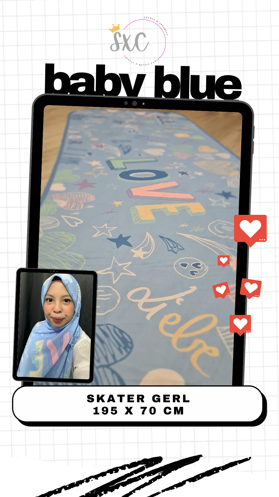 Skater Gerl, Long Shawl