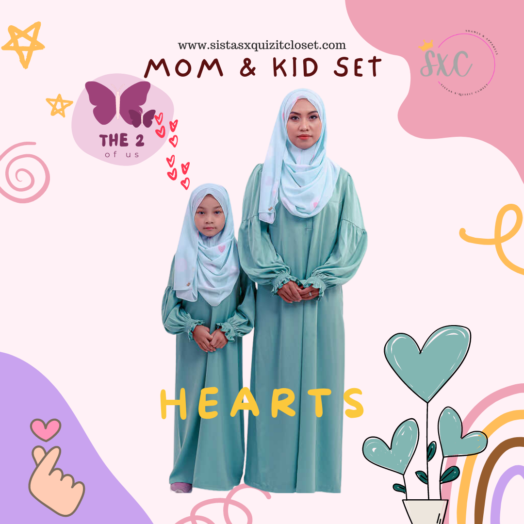 The Two of Us - Mom & Kid Instant Shawl