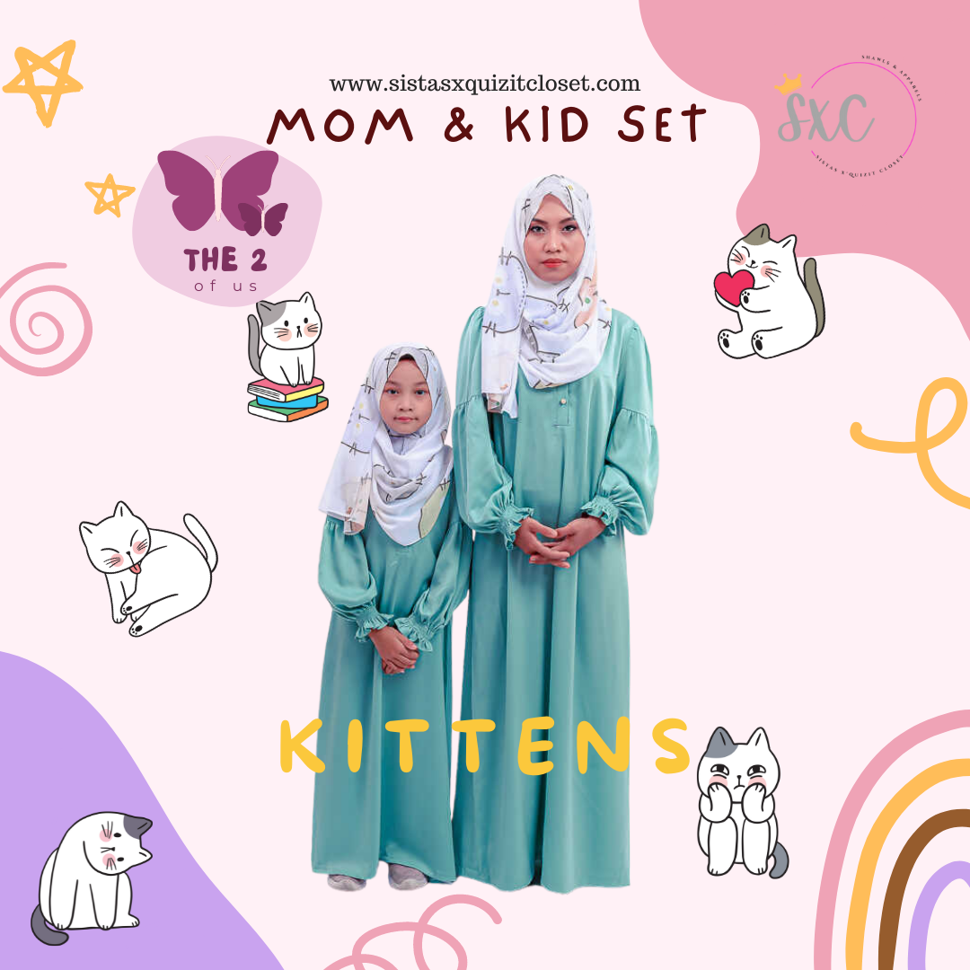 The Two of Us - Mom & Kid Instant Shawl