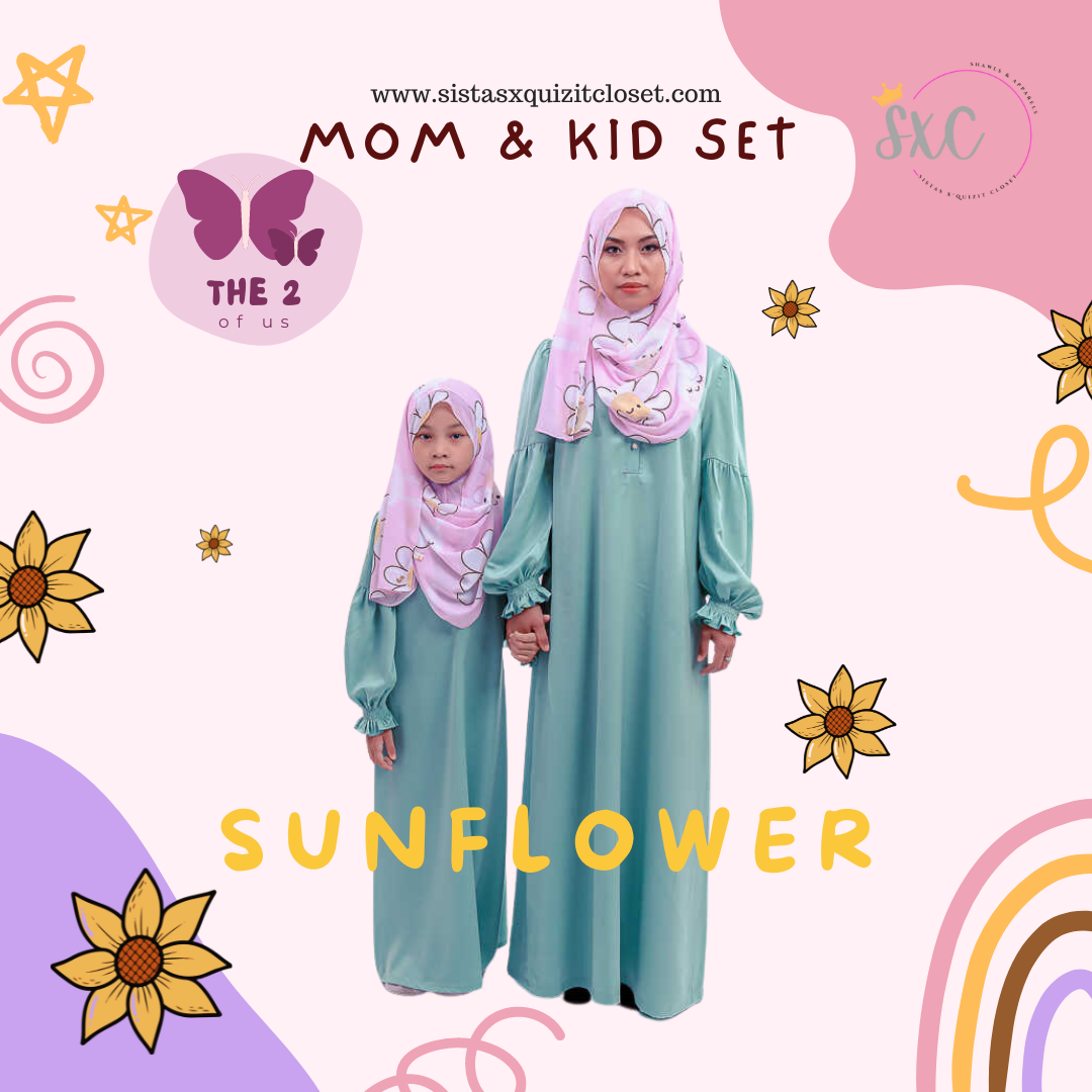 The Two of Us - Mom & Kid Instant Shawl